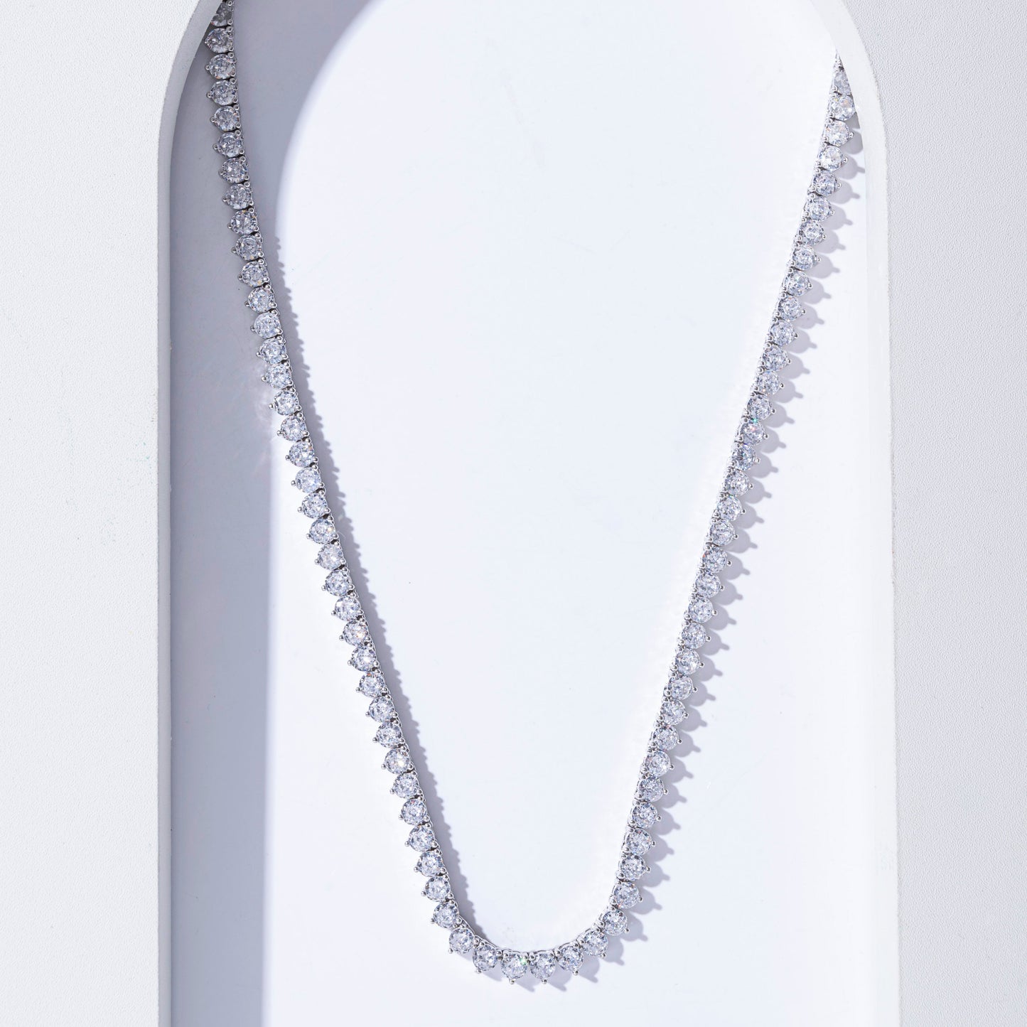 SOLITAIRE ICE CUT CZ STRING