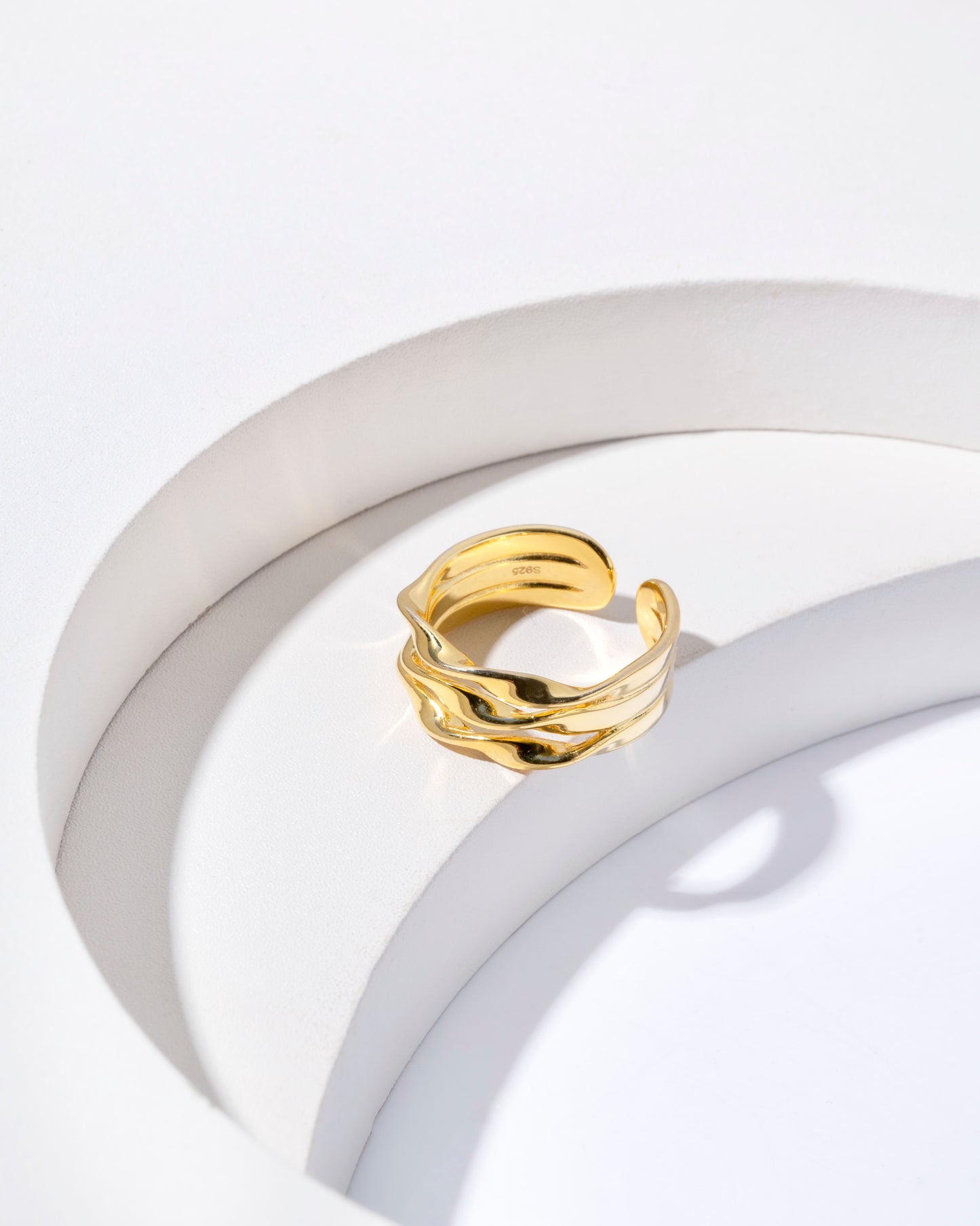 ADJUSTABLE SILVER RING