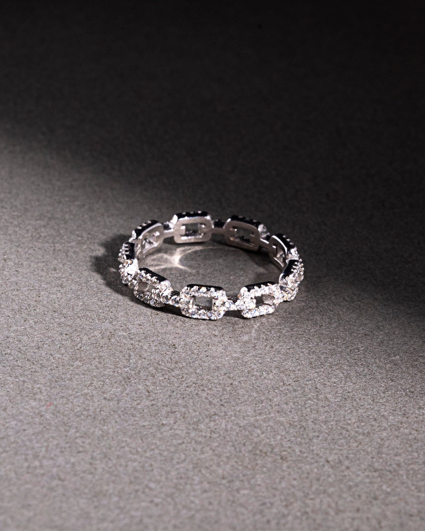 BAND STUDDED WITH CZ