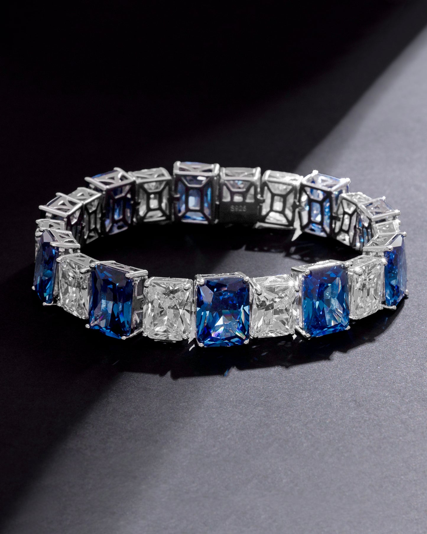 ICE CUT CZ FAR SIZE TENNIS. BRACELET