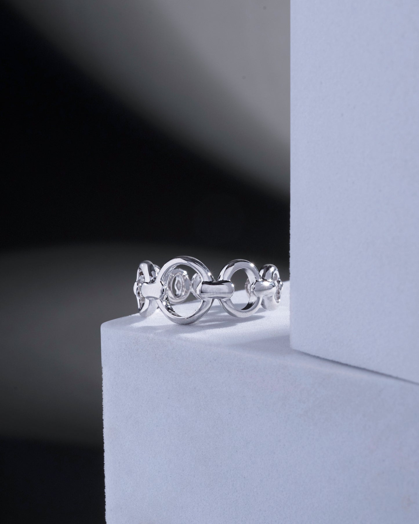 BAND STUDDED WITH CZ