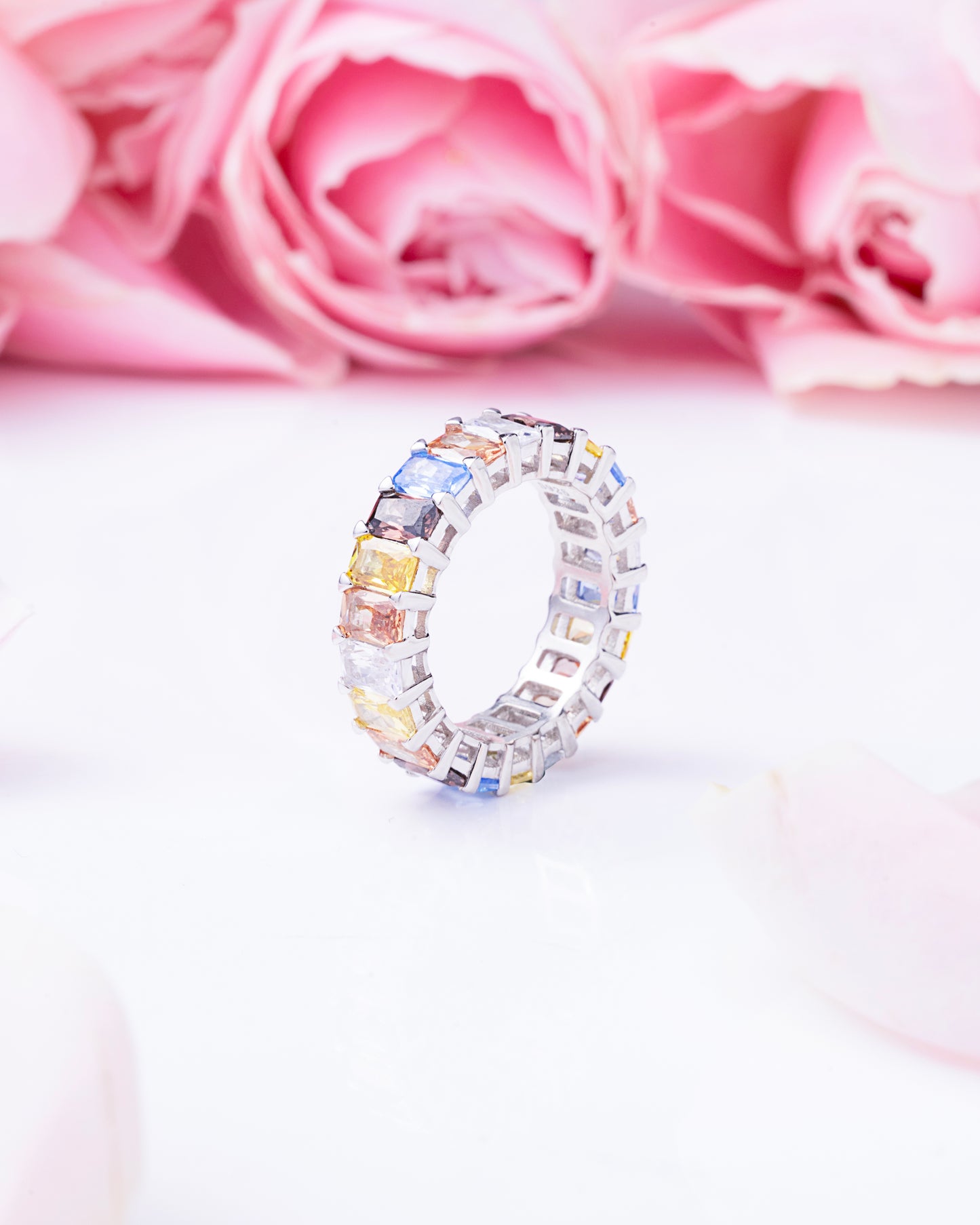 BAND STUDDED WITH CZ