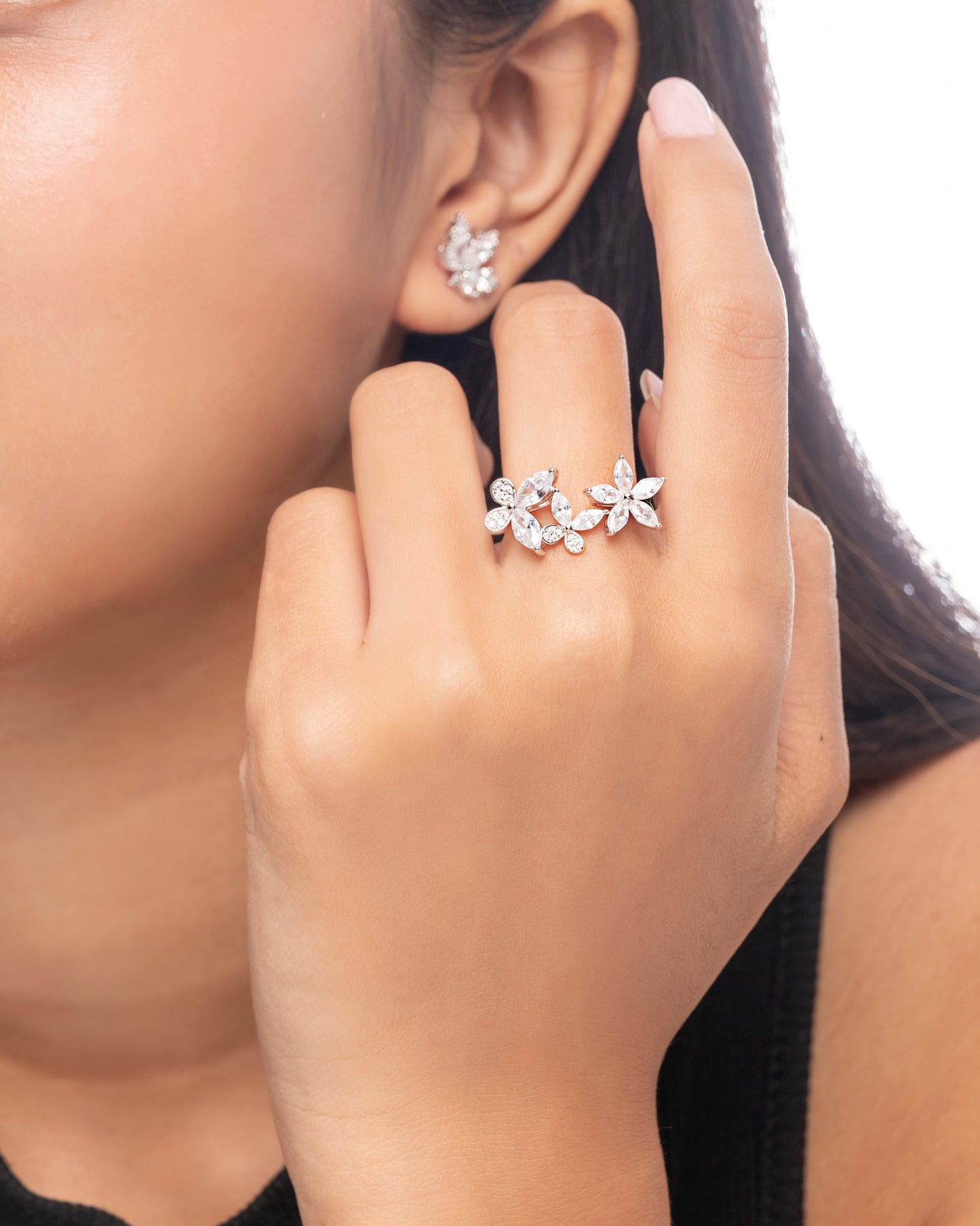 RING STUDDED WITH CZ