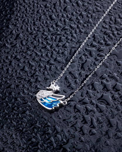 MOONSTONE DOVE PENDENT