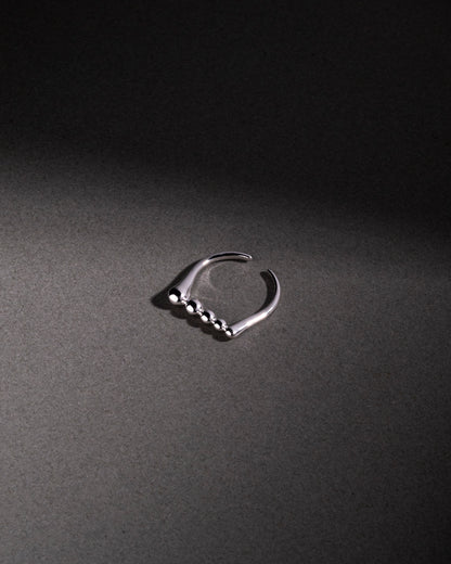 ADJUSTABLE SILVER RING