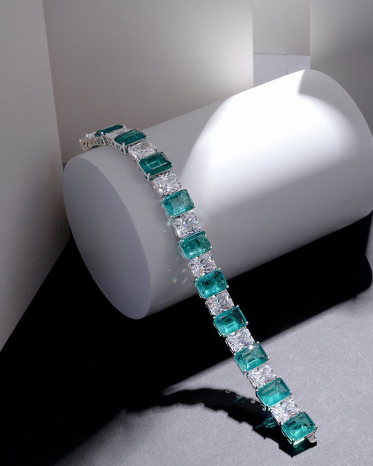 ICE CUT CZ FAR SIZE BRACELET