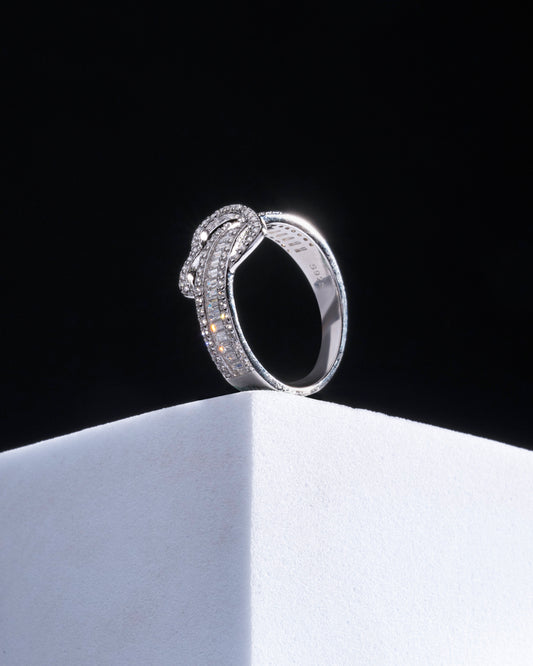 RING STUDDED WITH  CZ