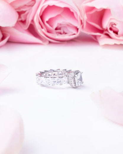 RING STUDDED WITH  CZ